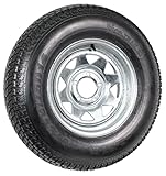 eCustomrim Trailer Tire Rim ST215/75D14 14 in. Load Range C 5 Lug Galvanized Spoke Wheel - 2 Year Warranty w/Roadside