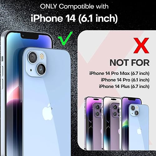 Ezanmull APPLE IPHONE 14 CASE For Iphone 14 Case, [Shockproof] [Dropproof] [Full-Body] [2+Tempered Glass Screen Protector + 2+Tempered Camera Lens Protector] Heavy Duty Protection Phone Case thumb #1