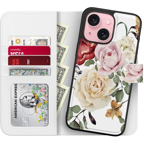 Protège-téléphone iPhone 13 Mini anti-piratage RFID avec 4 fentes cartes