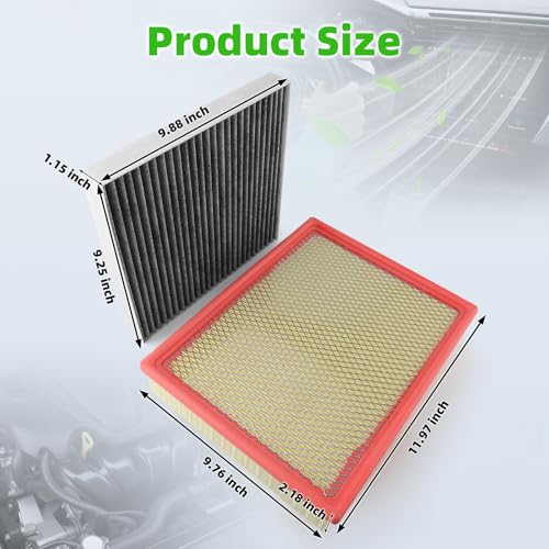 AUTOKAY 15908916 22808781 Engine & Cabin Air Filter for Cadillac Chevy GMC by AUTOKAY - Used condition - Image 4