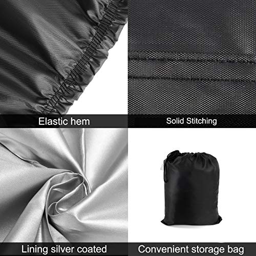 image for Femuar Lawn Mower Cover Waterproof Tractor Cover Fits Decks up to 54