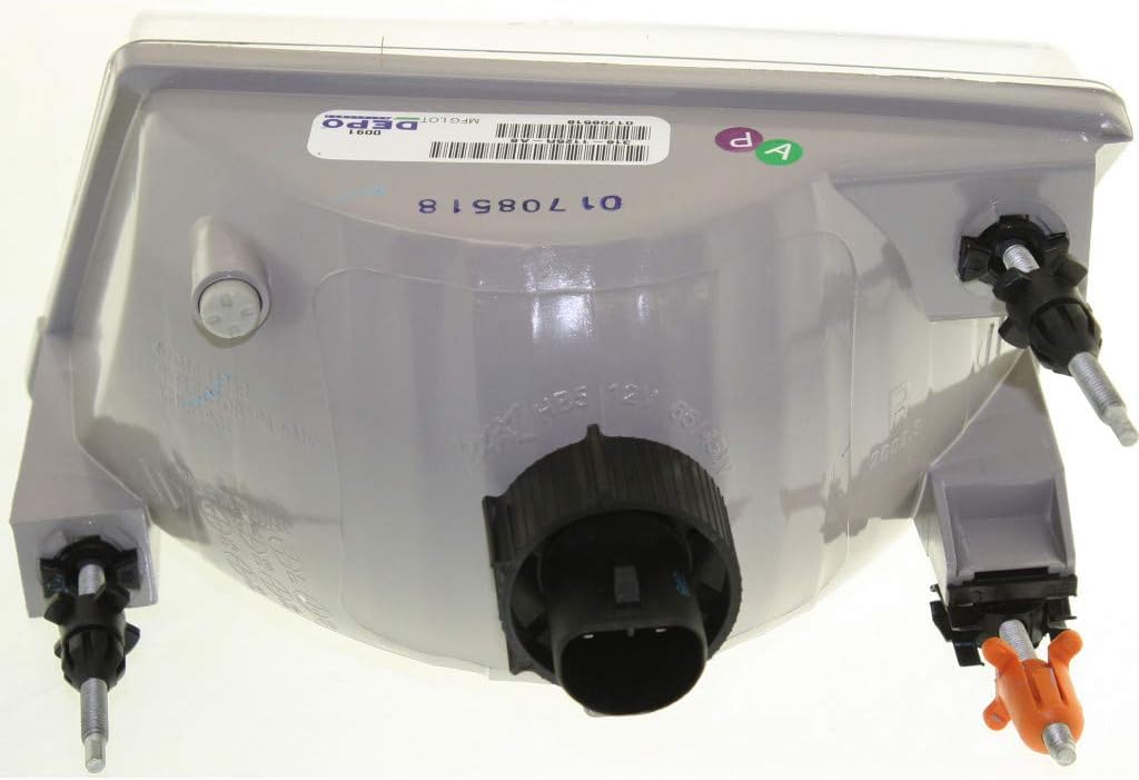 CarLights360 For 2001-2010 Mazda B2300 Headlight Assembly Passenger Side w/Bulbs For MA2503117 | 1FAA-51-030, 1F20-51-030