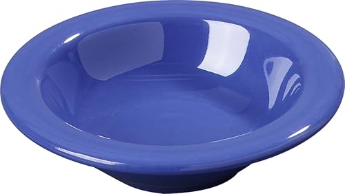 Miniatura 5 de Carlisle FoodService Products Sierrus - Tazón de plástico reutilizable con borde para bufés, restaurantes y hogar, melamina, 4.2 onzas, color blanco