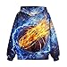 Boys Hoodies Cool 3D Graphic Print Pullover with Pocket Kids Fashion Warm Winter Hooded Sweatshirts