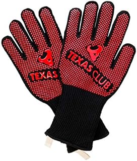 TEXAS CLUB Guanti resistenti al calore per barbecue e fuori, guanti professionali per barbecue e barbecue