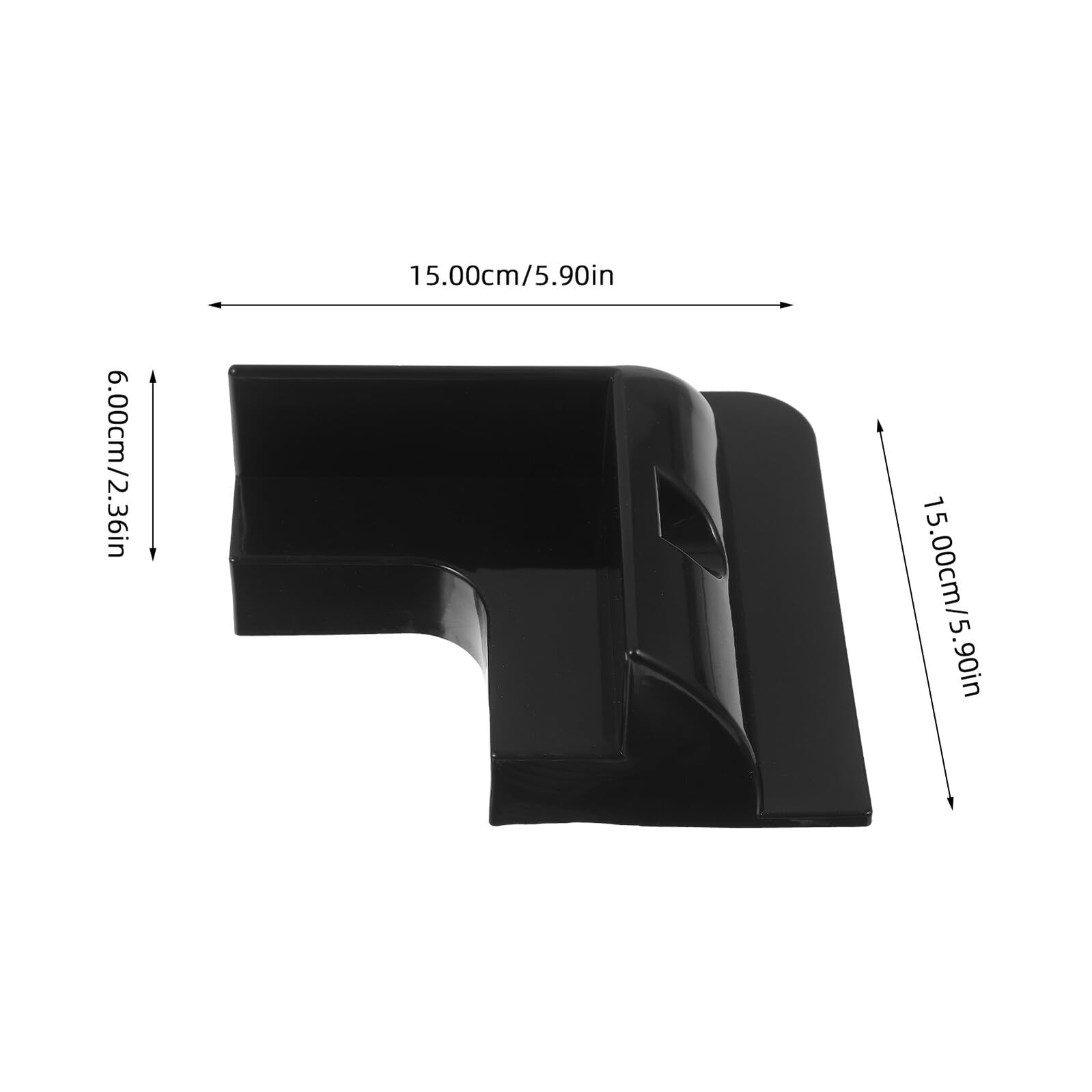 Soporte para Panel Solar Rv sin Taladro Montaje Fácil con Estructura Ventilada Resistente y Seguro Kit para Caravanas y Color Negro