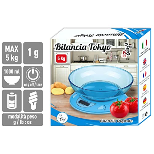 Pratiko Life Bilancia da Cucina Digitale Ciotola