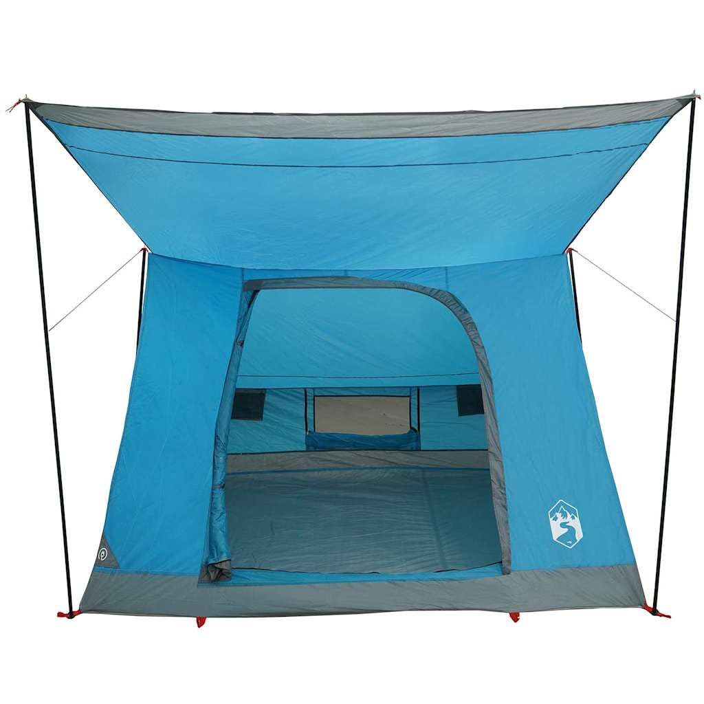 Tenda da campeggio per 4 persone, tenda per esterni in taffetà, spaziosa tenda estiva per campeggio, giardino ed escursioni, stabile tenda a cupola in verde, 282 x 225 x 154 cm