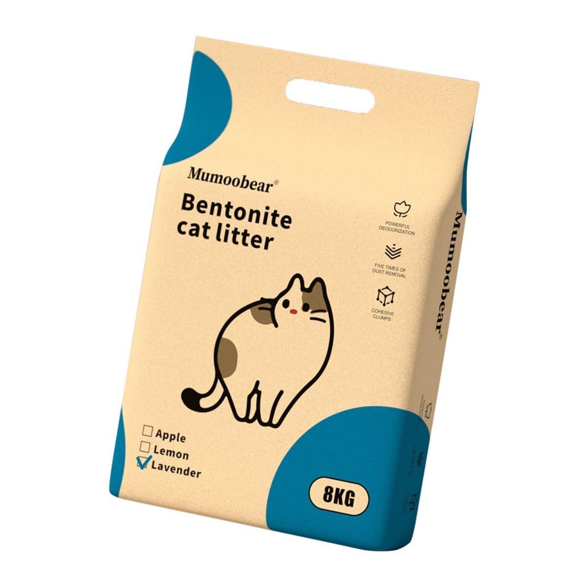 Cat Litter Multiple Cat Clumping Ball-Shaped Bentonite Formula Lavender 10L