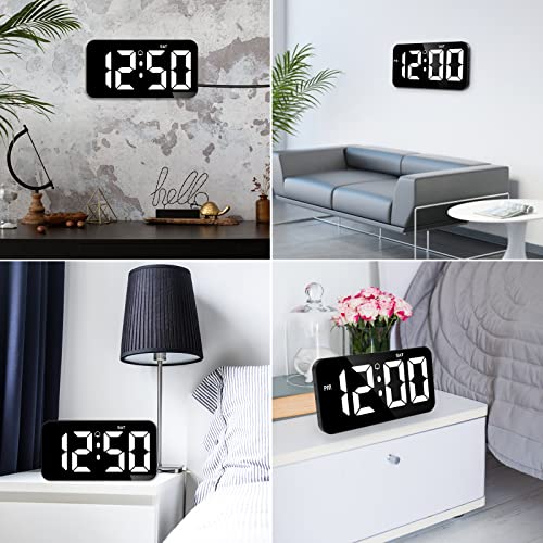 Amir Digital Wall Clock Large Display,11'' Big Digital Clock With Auto-Dimming, 12/24H, Dst, Battery Backup, Time/Day, Silent Wall Clock For Living Room Decor #TOP7