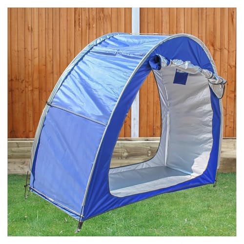 Fxiaobin 2 PCS Box Biciclette può Essere Giuntato Box Biciclette per 2/3/4/5 Biciclette Box Biciclette Tende da Esterno,Blue