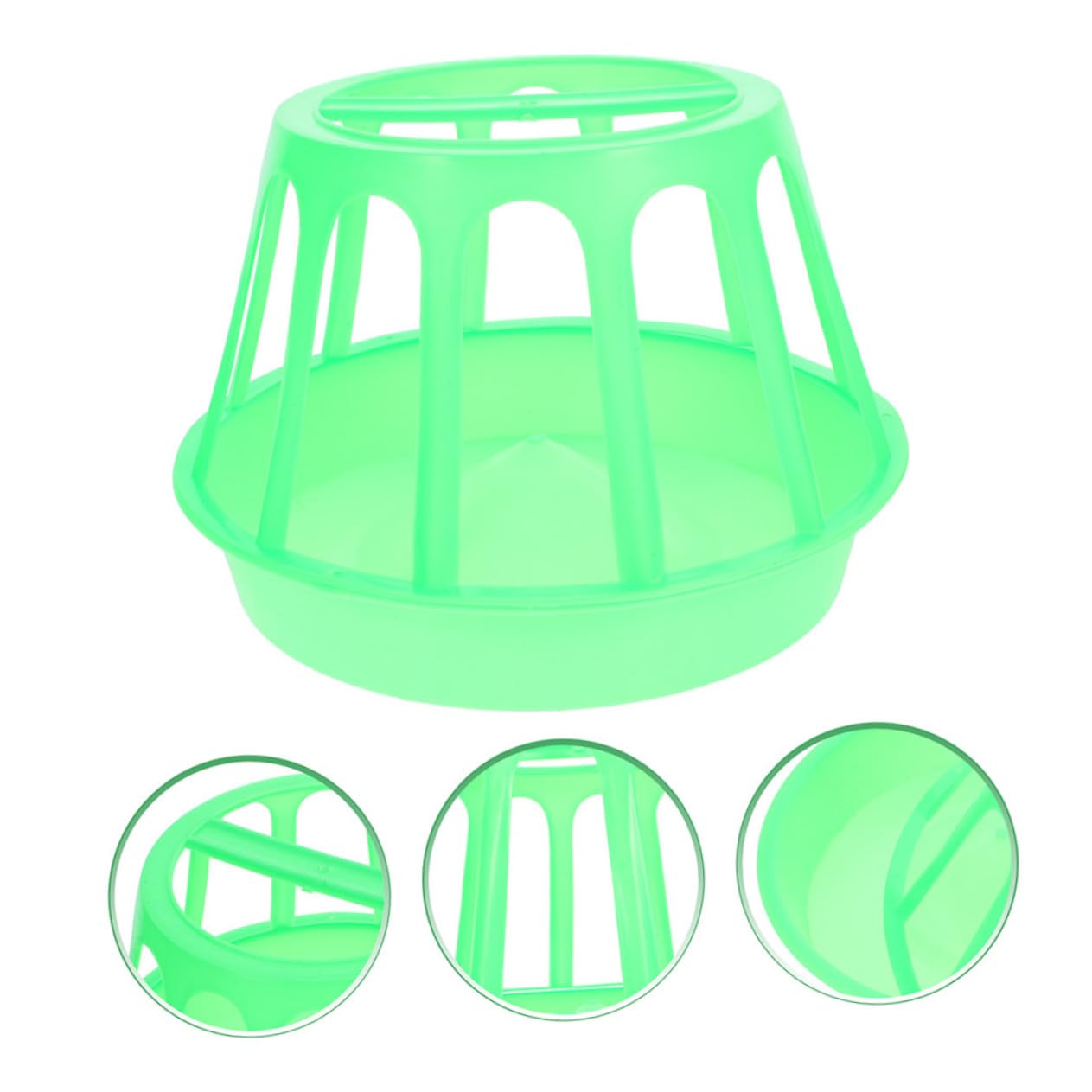 BESPORTBLE Kit Di Mangiatoia Portatile Per Polli 2 Pezzi Cibo Per Pollame Materiale Per Uccelli Acquatici