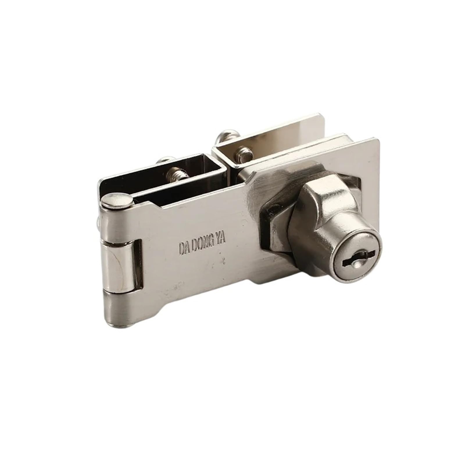SJLOYNWQ 1 Set Alloy Perforated Glass Cabinet Lock Display with Key(1.5mm)