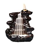 Ceramics incense burners Mountain waterfall backflow incense burner censer home decor