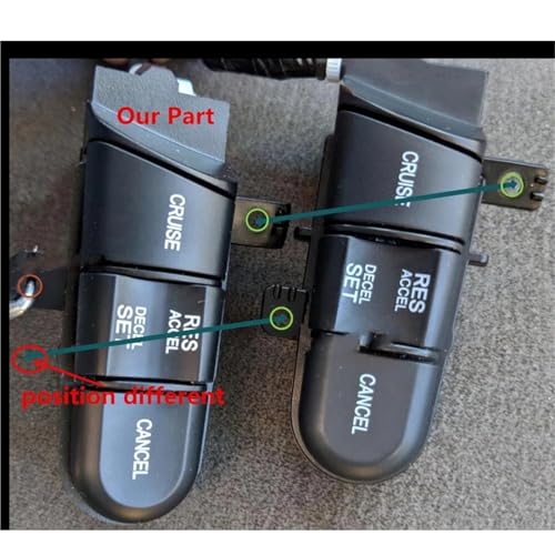 Boutons commande volant Civic avec finition précise pour commutateur audio robuste
