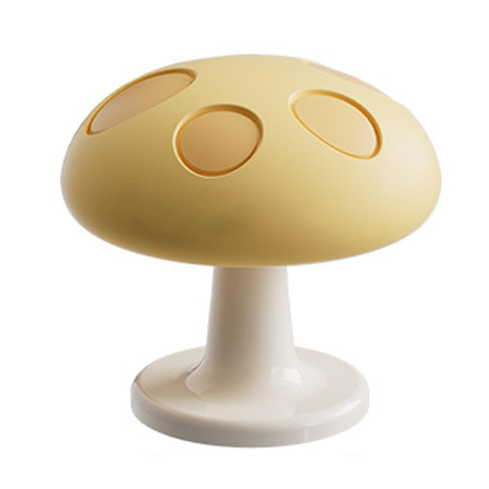 NEWFT Toilet Push Button for Standard Bathroom Simple Installation Sensitive Pressing Silicone Mushroom Toilet Flush Button Mushroom Flush