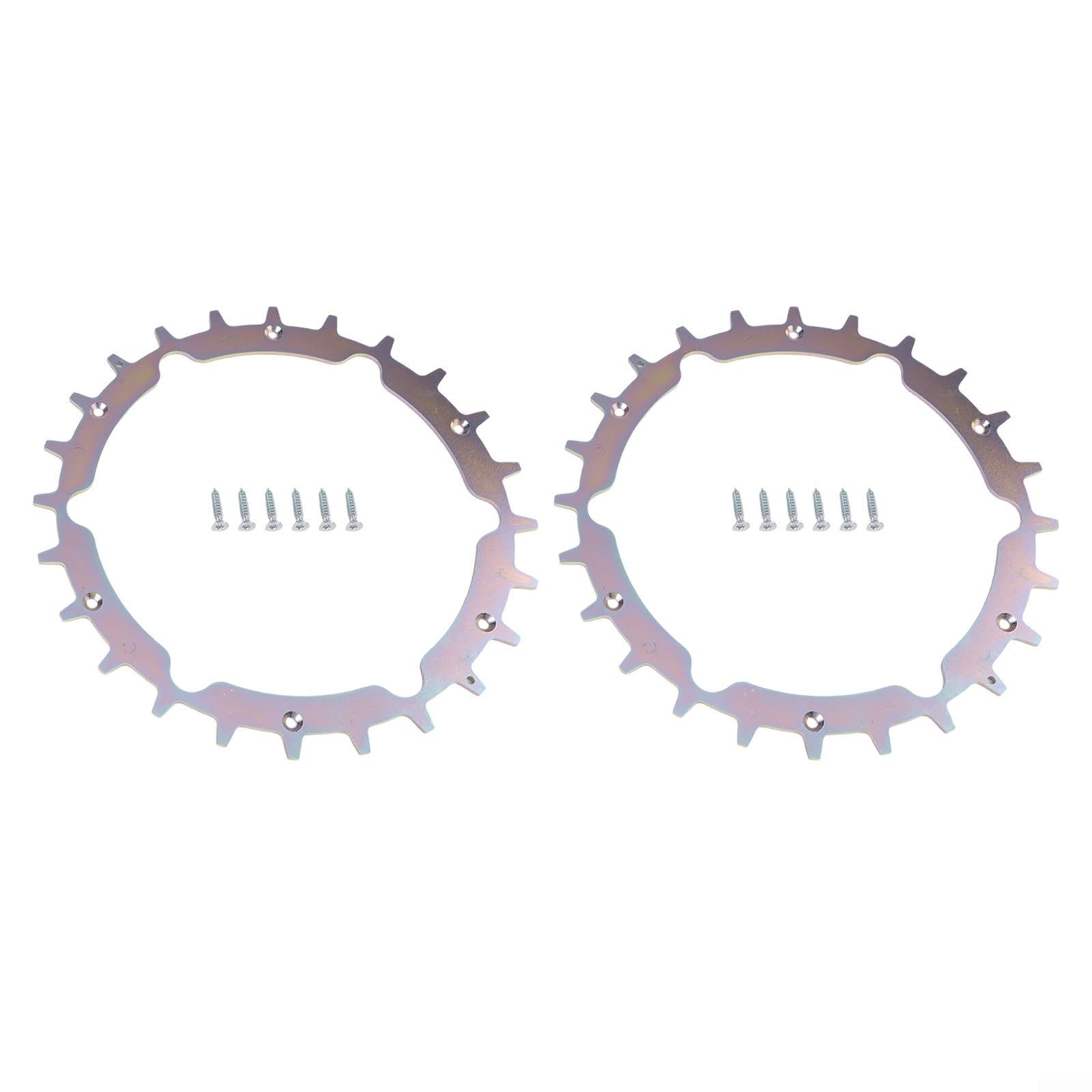 Pointes de roue robot tondeuse pour stopper le patinage sur herbe humide