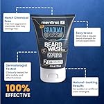 MENFIRST Gradual Gray Darkening Beard Wash for Men - Dark Shades Beard Shampoo - Hypoallergenic, Harsh Chemical-Free, Dermatologist Tested Beard Dye - 4.6 Fl Oz (Pack of 1) - Image 4