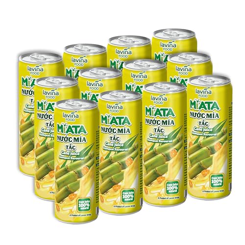 【lavina】サトウキビジュース(カラマンシー風味)320ml、12缶 /果汁100%・Sugar cane juice 320mlx12・NUOC MIA TAC・ライムジュース サトウキビ ライム果汁 きび砂糖 てんさい糖 ライムシロップ カクテル用
