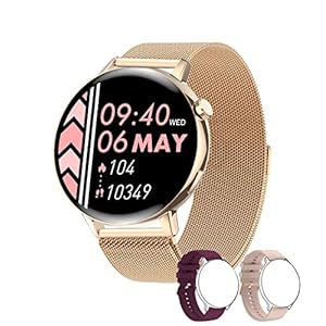 HOK Smart Watch 2022 Bluetooth Call & Text Receive/Dial Smartwatch for Android & iOS Phone with 1.32’ HD Screen Fitness…