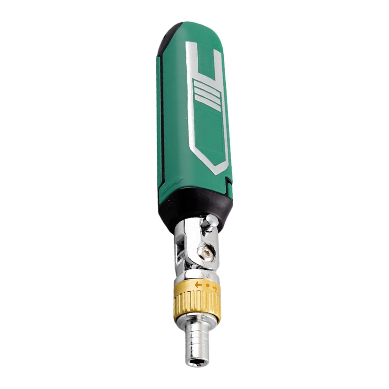 Kaccde Green Ergonomic Ratcheting Hexagonal Screwdriver Tool With 3.5Nm Torques Steel Shaft Suitable For Tight Space Home Repairs Space Saving Multiple Bit Screwdriver