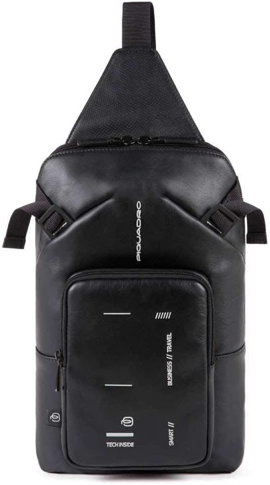 Piquadro Kyoto slingbag for iPad Black
