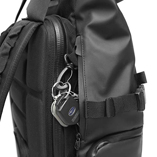 PRVKE Travel and DSLR Camera Backpack with Laptop/Tablet Sleeve - Rugged Photography Bag (21 L, Black)