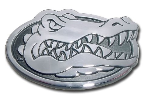 Florida Gators Premier Chrome Metal Gator Auto Emblem