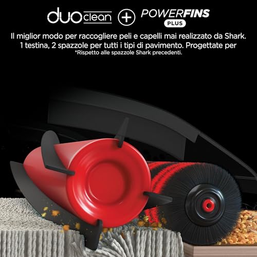 Shark Stratos, Aspirapolvere Senza Fili, 60 Min, Oro Rosa/Carbone - 7