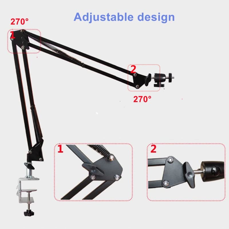 Soporte de proyector ajustable universal de escritorio 100 cm miniatura 4