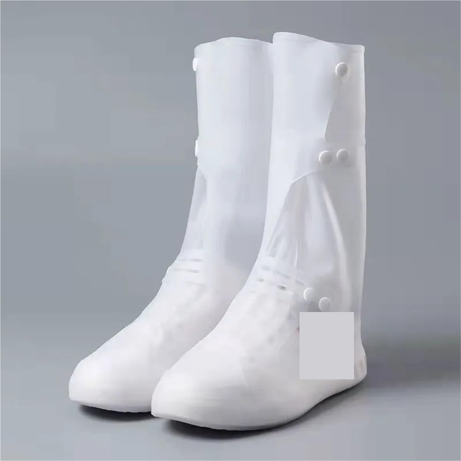 Regen-Schuh-Abdeckung, langes Rohr, wasserdicht, verdickend, rutschfest, verschleißfest, hohes, hohe Oberseite, nasses Outdoor-Silikon, Wasser-Schuh-Abdeckung für Schuhe(L)