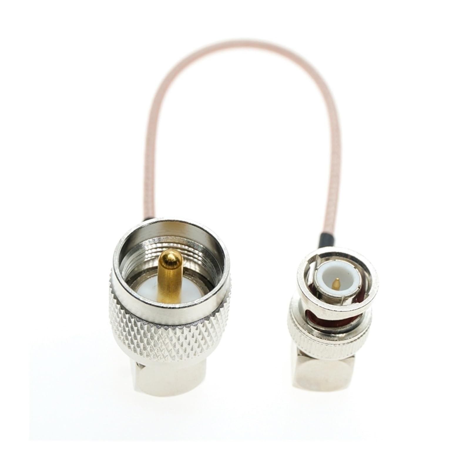BNC-Stecker rechtwinklig auf UHF-Stecker PL259 RG316