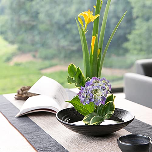 Smavles Flower Frog 4 Pieces Flower Arrangement Pin Flower Arranging Bases Ikebana Kenzan Flower Round Pin Holder Fixed Tools Stainless for Flower Arrangement Art Home Office Decoration(2.3/3.4/4.6cm) - Image 3