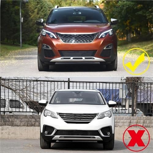 Calandre phare antibrouillard avant pour Peugeot 3008 5008 - 3
