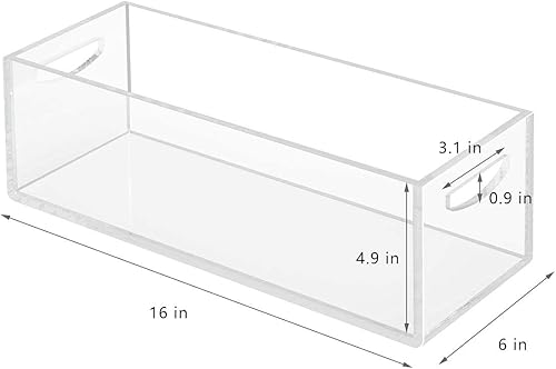 Miniatura 2 de AITEE Paquete de 2 cajas de almacenamiento de DVD/CD, contenedor de almacenamiento acrílico para Blu-Rays, libros pequeños/folletos, fundas de