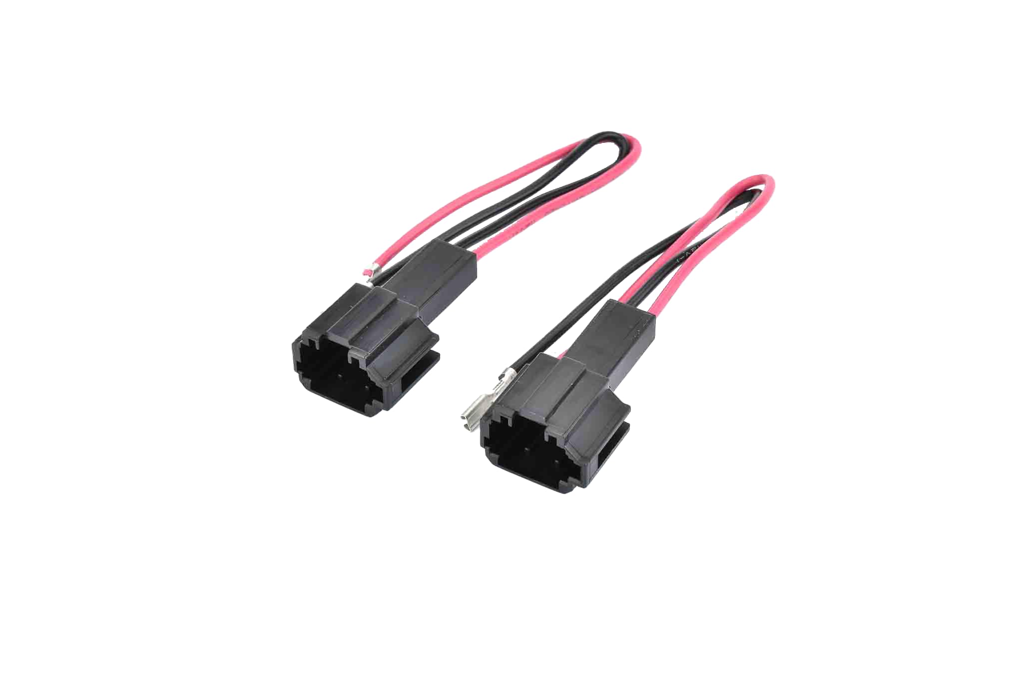 IPNOSIS Kit de 4 altavoces IP-01165 para Fiat Panda del 2003 al 2012 con 2 soportes delanteros, 2 soportes traseros y 4 conectores