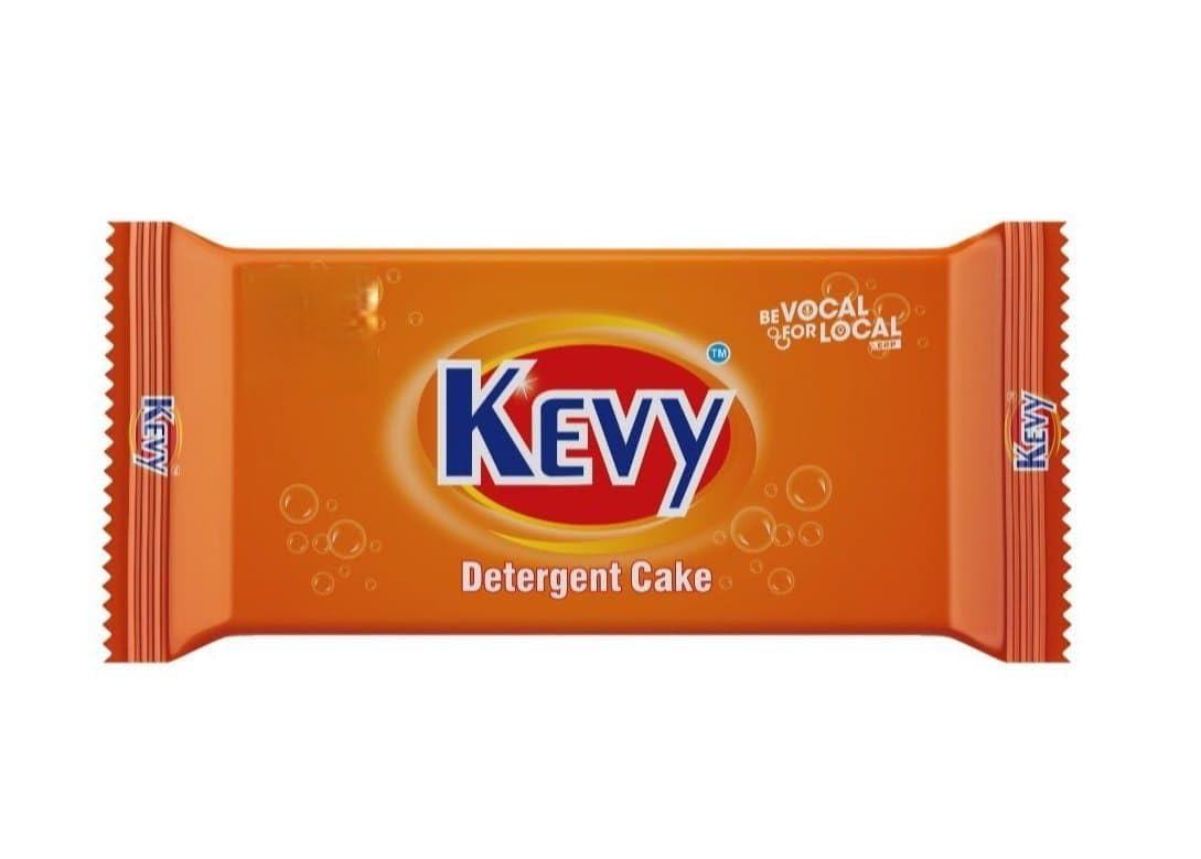 Kevy Detergent Cake 250 g, Pack of 30, Laundry Washing Bar for Clothes, Strong Cleaning for Daily Wash, Removes Dirt and Stains, Quick Lather Easy Rinse, Suitable for Home and Laundry Use