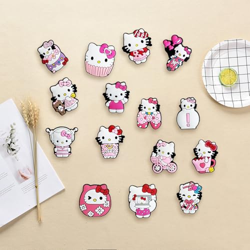 Schuh Pin 25 Pack Cartoon Schuhdekoration PVC Cartoon Krokodilstifte Clog Anstecker Kindercharm für Kinder und Erwachsene Clog Schuhdekoration DIY -Schuhbrandsbeutel Geschenk