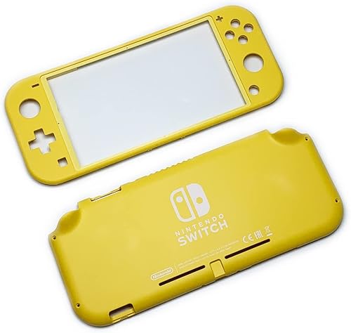 Miniatura 3 de Carcasa rígida cubierta frontal con botones para Nintendo Switch Lite NS Lite Reemplazo de consola (amarillo)