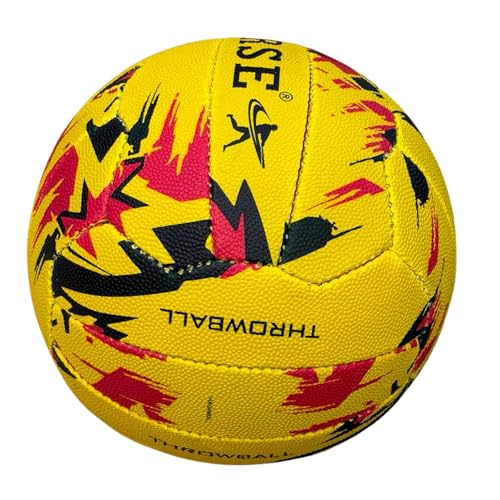 Image of Throw Ball in Synthetic Rubber Size 5 (Yellow)