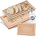 FEINHOLZ Tagliere pane con raccoglibriciole • Taglia pane 40 x 25 cm • In legno di faggio oliato • Prodotto in Europa • Tagliere pane raccogli briciole immagine
