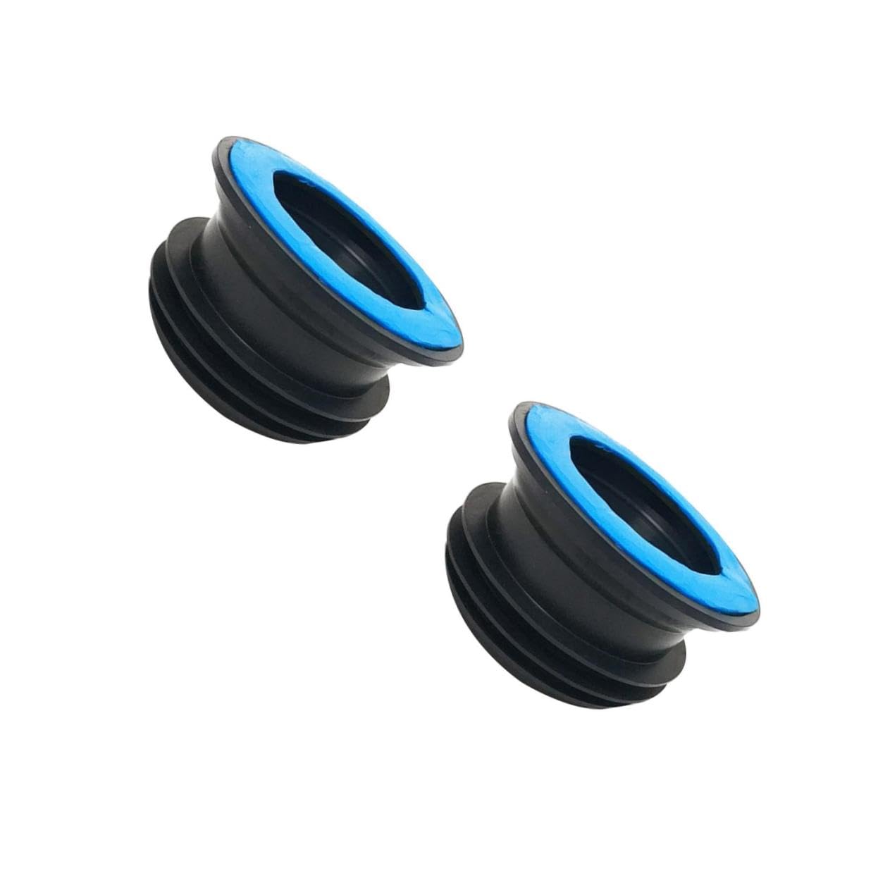 Tofficu 2 Stück Wc Dichtung Wc Ring Abdeckungen Wc Dichtung Wc Flanschring Dichtring Blau Gummi