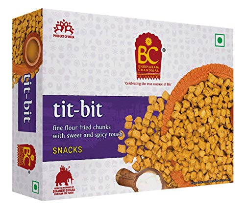 Bhikharam Chandmal Tit Bit - Maida Namkeen - 425gm (425gm Pack of 1)