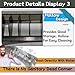 HuGuWdy Clipper Guard Holder，Clipper Holder with 10 Slots Barber Accessories Barber Supplies Professional Organizer Hair Clipper Guards Set Fits for Clipper Guard with Color Coded（1/16