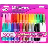I Love To Create Tulip Dimensional Fabric Paint Mini-Writer 30pcs, Multi, One Size