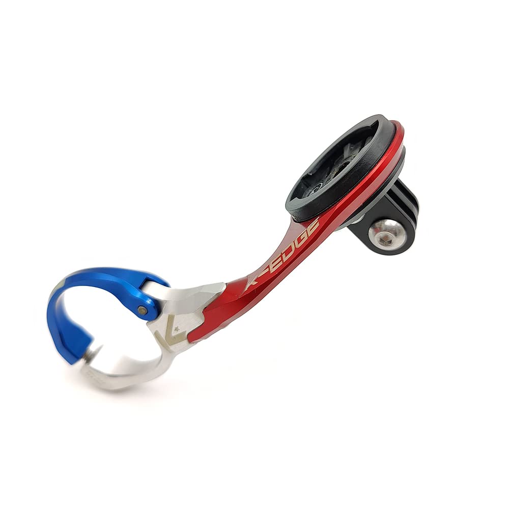 Cestbon Adaptador Combo de Montaje para Garmin Edge Compatible con Cámara o Faro, Adaptador Universal Extendido de Montaje Frontal de Liberación Rápida