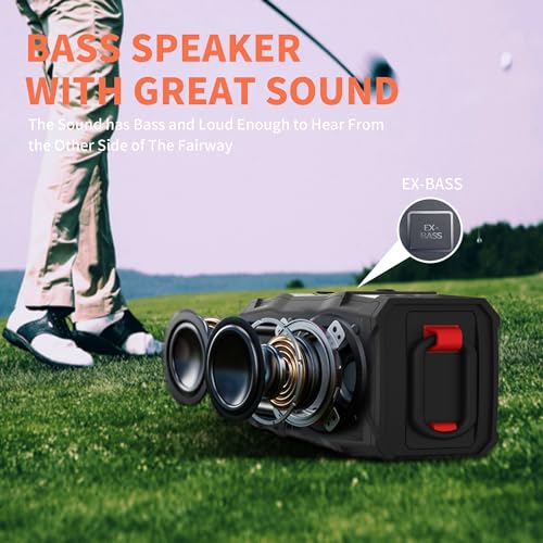 Magolfin Golf Cart Speaker, 36H Playtime Magnetic Bluetooth Speaker For Golf Cart thumb #2