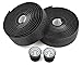 PRO Microfiber Smart Silicon Bicycle Handlebar Tape Set w/Endplugs - Black