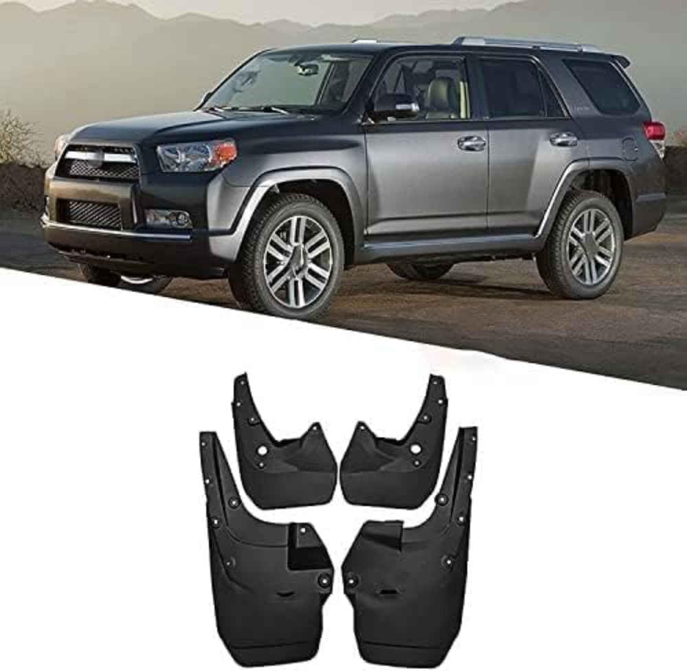 KZEDCVX Car Mud Flaps for Toyota 4Runner 2015, Splash Guards Mudguards