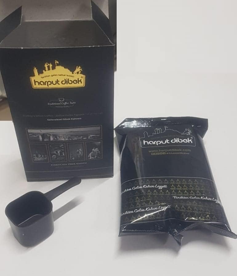 Miniatura 4 de Harput Dibek Café 7.05 oz  Café molido, arábica, grado fino, café tostado medio, 1 bolsa-7 onzas, café turco, semillas de cardamomo molido, sabor